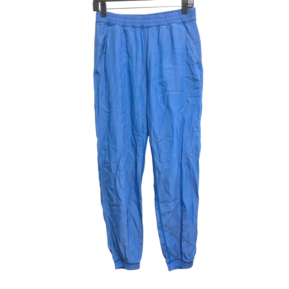 Lululemon Dance Studio Athleisure Blue Jogger Pants Blue Lightweight‎ Size 8